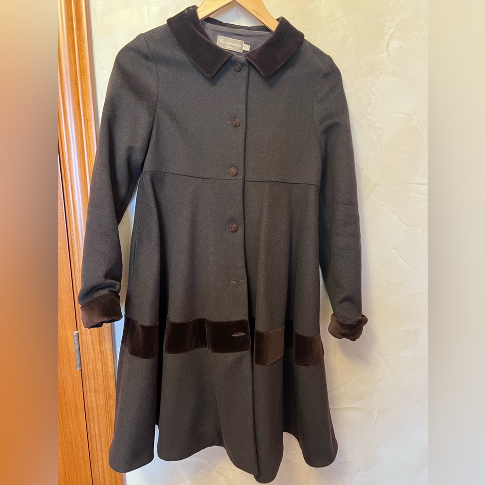 Chic Brown Kids Pea Coat